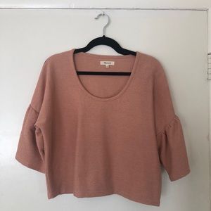 Madewell bell sleeved top